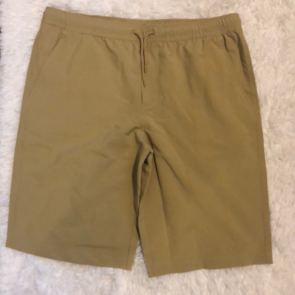 Boys Nautica school uniform shorts, husky size 20 tan.